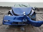 2023 Tesla Model Y Blue vin: 7SAYGDEE4PF667355