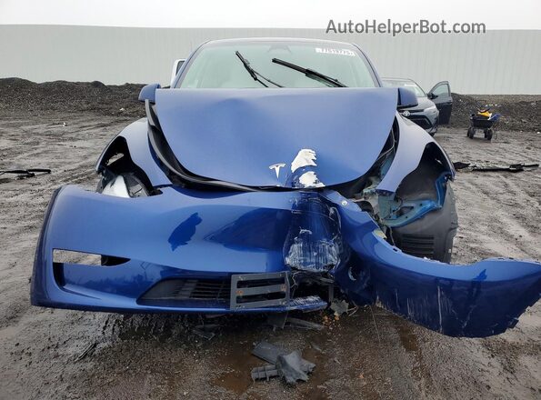 7SAYGDEE4PF667355 2023 TESLA MODEL Blue Вид спереду