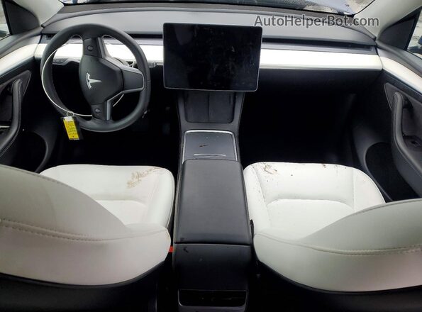 7SAYGDEE4PF667355 2023 TESLA MODEL Blue Вид панелі приладів
