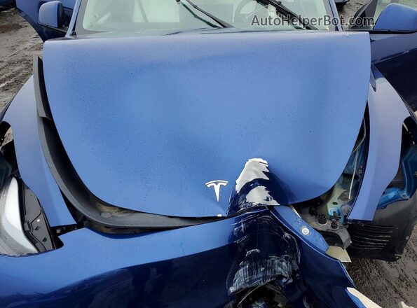 7SAYGDEE4PF667355 2023 TESLA MODEL Blue Вид підкапотного простору