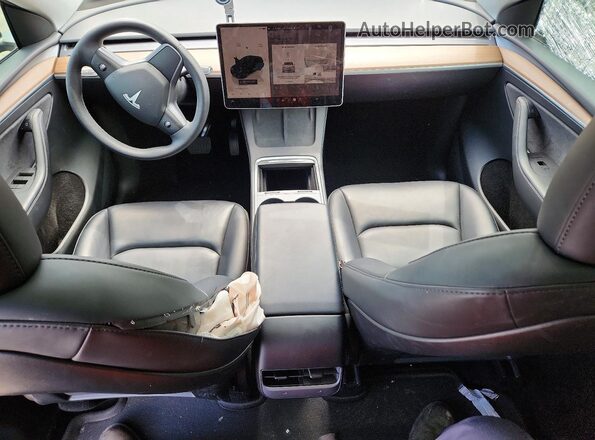 7SAYGDEE4PF750106 2023 TESLA MODEL Black Առջևի վահանակի տեսք
