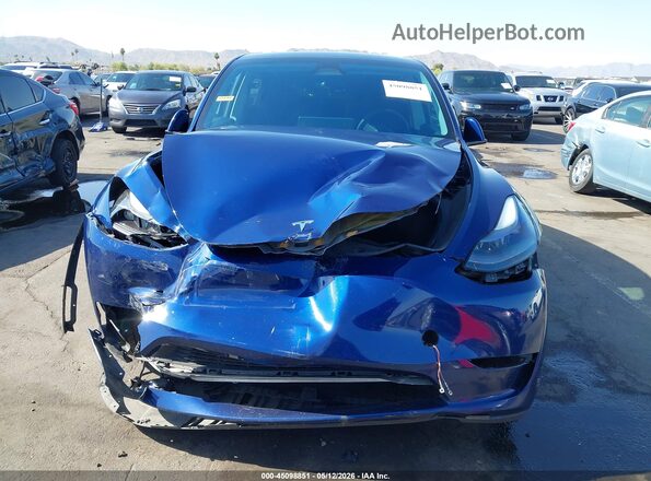 7SAYGDEE4PF910954 2023 TESLA MODEL Y Blue Widok z przodu
