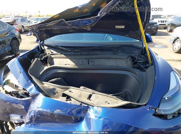 7SAYGDEE4PF910954 2023 TESLA MODEL Y Blue Widok z tyłu