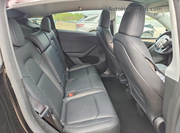 7SAYGDEE4RA305509 2024 TESLA MODEL Black Вид задніх сидінь