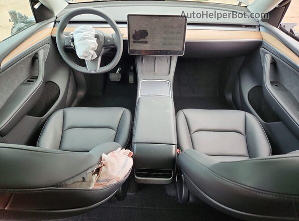7SAYGDEE4RA305509 2024 TESLA MODEL Black Вид панелі приладів