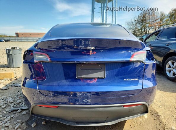 7SAYGDEE5PA106305 2023 TESLA MODEL Blue Vista trasera