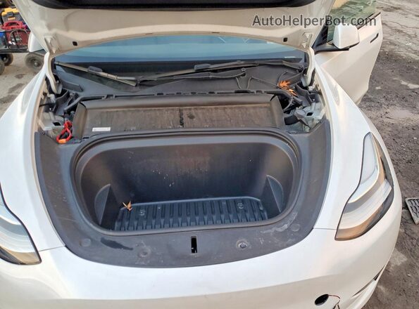 7SAYGDEE5PA110998 2023 TESLA MODEL White Widok komory silnika