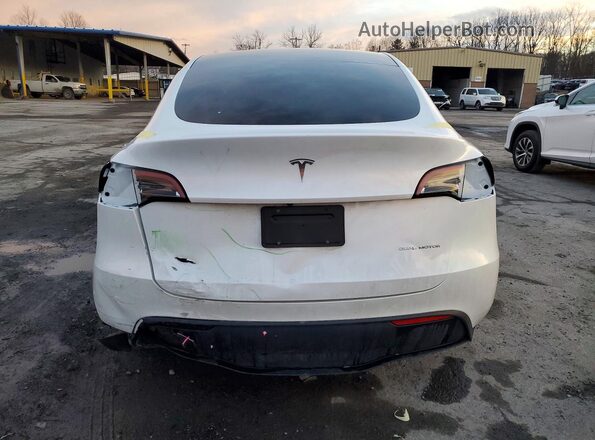 7SAYGDEE5PA110998 2023 TESLA MODEL White Widok z tyłu