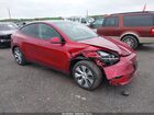 2024 Tesla Model Y Long Range Dual Motor All-wheel Drive Red vin: 7SAYGDEE5RA281088