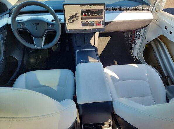 7SAYGDEE5RF002287 2024 TESLA MODEL Белый Вид панели приборов
