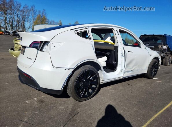7SAYGDEE5RF002287 2024 TESLA MODEL Белый Задняя правая четверть