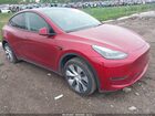2024 Tesla Model Y Long Range Dual Motor All-wheel Drive Red vin: 7SAYGDEE5RF025746