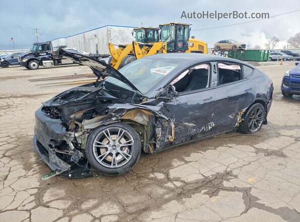 7SAYGDEE5SF256460 2025 TESLA MODEL Charcoal Front left