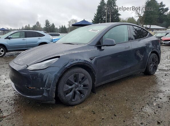 7SAYGDEE5SF302031 2025 TESLA MODEL Черный Передняя левая четверть