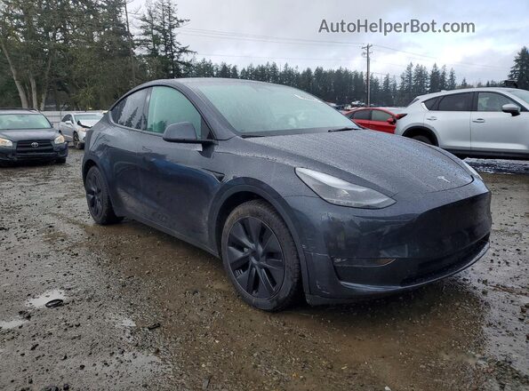 7SAYGDEE5SF302031 2025 TESLA MODEL Черный Передняя правая четверть