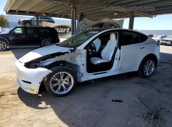 7SAYGDEE6NF368611 2022 TESLA MODEL White Vista tres cuartos delantera izquierda