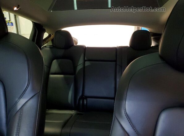 7SAYGDEE6NF445283 2022 TESLA MODEL Gray Вид задніх сидінь