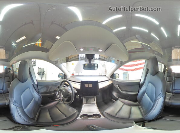 7SAYGDEE6NF445283 2022 TESLA MODEL Gray Панорамний вид салону 360°