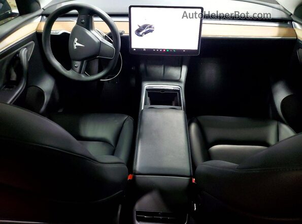 7SAYGDEE6PA031176 2023 TESLA MODEL Gray Вид панелі приладів