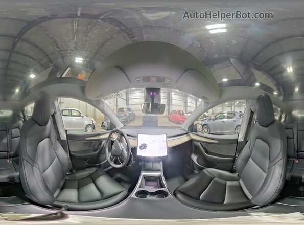 7SAYGDEE6PA031176 2023 TESLA MODEL Gray Вид наклейки з VIN-кодом