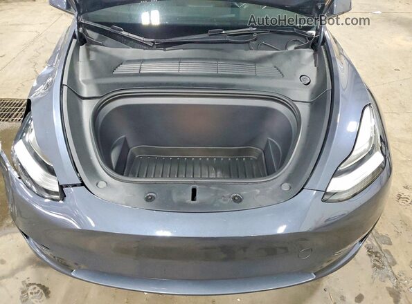 7SAYGDEE6PA031176 2023 TESLA MODEL Gray Вид задньої частини салону