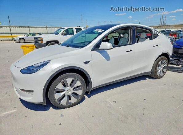 7SAYGDEE6PA080071 2023 TESLA MODEL White წინა მარცხენა ხედი სამი მეოთხედიდან