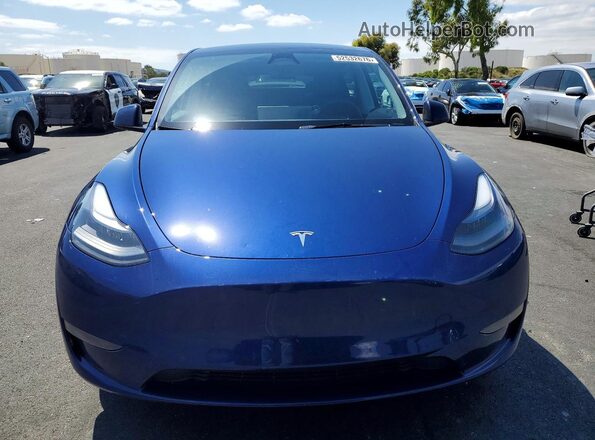 7SAYGDEE6PF836484 2023 TESLA MODEL Blue Front view