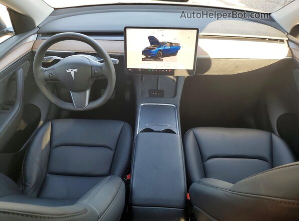 7SAYGDEE6PF872238 2023 TESLA MODEL Синий Вид панели приборов