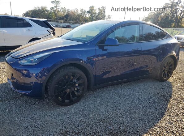 7SAYGDEE6PF872238 2023 TESLA MODEL Синий Передняя левая четверть