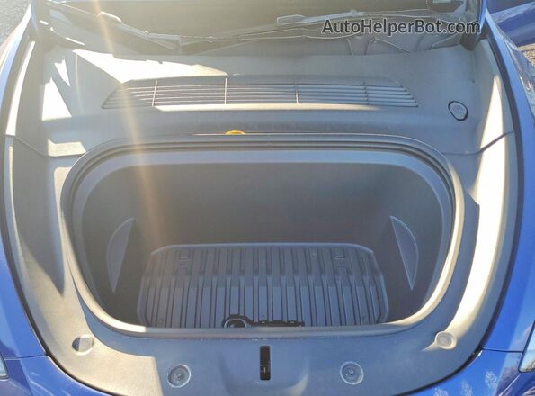 7SAYGDEE6PF872238 2023 TESLA MODEL Синий Вид задней части салона