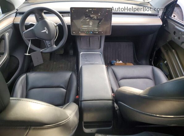 7SAYGDEE6RA220042 2024 TESLA MODEL Черный Вид панели приборов