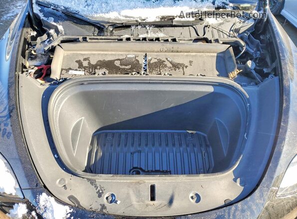 7SAYGDEE6RA220042 2024 TESLA MODEL Черный Вид задней части салона