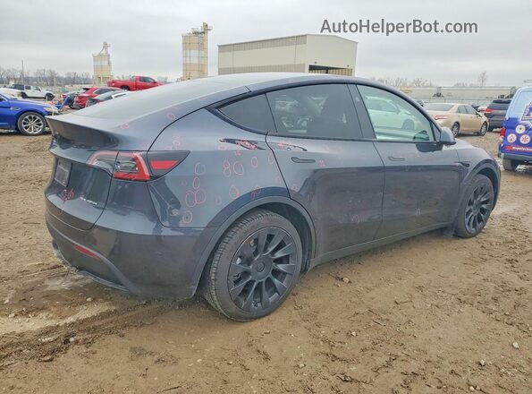 7SAYGDEE6RA221109 2024 TESLA MODEL Синий Задняя правая четверть