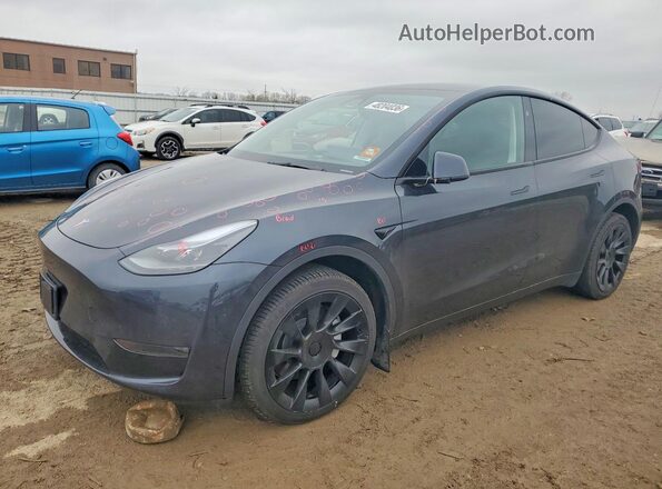 7SAYGDEE6RA221109 2024 TESLA MODEL Синий Передняя левая четверть