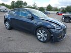 2024 Tesla Model Y Long Range Dual Motor All-wheel Drive Серый vin: 7SAYGDEE6RA277177