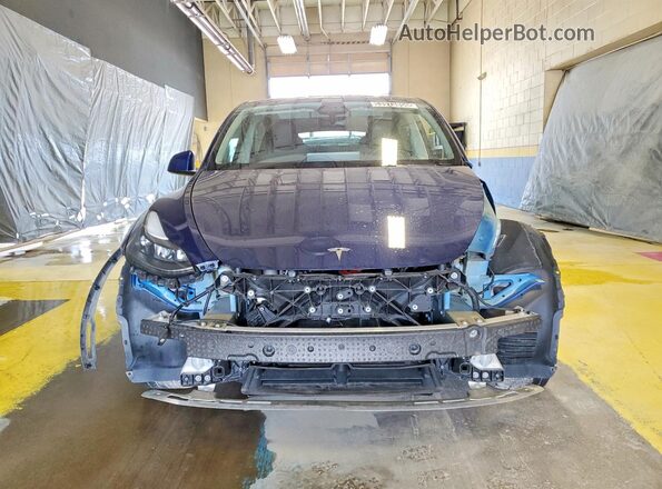 7SAYGDEE6RF988123 2024 TESLA MODEL Синий Вид спереди