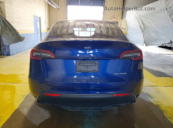 7SAYGDEE6RF988123 2024 TESLA MODEL Синий Вид сзади
