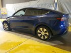 2024 Tesla Model Y Синий vin: 7SAYGDEE6RF988123