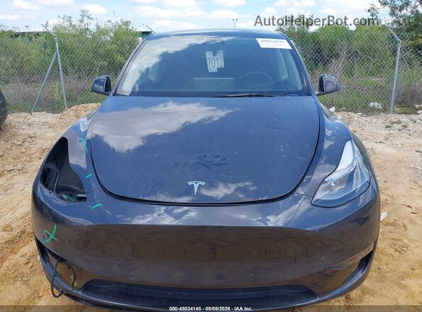 7SAYGDEE6SA350361 2025 TESLA MODEL Y Black Вид задньої частини салону