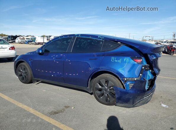 7SAYGDEE6SF305777 2025 TESLA MODEL Blue Trasero izquierdo