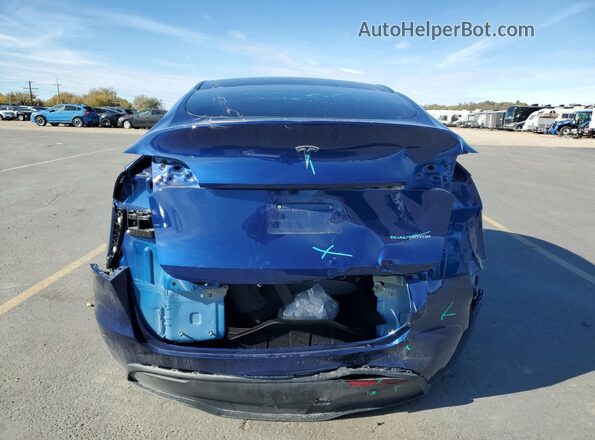 7SAYGDEE6SF305777 2025 TESLA MODEL Blue Vista trasera