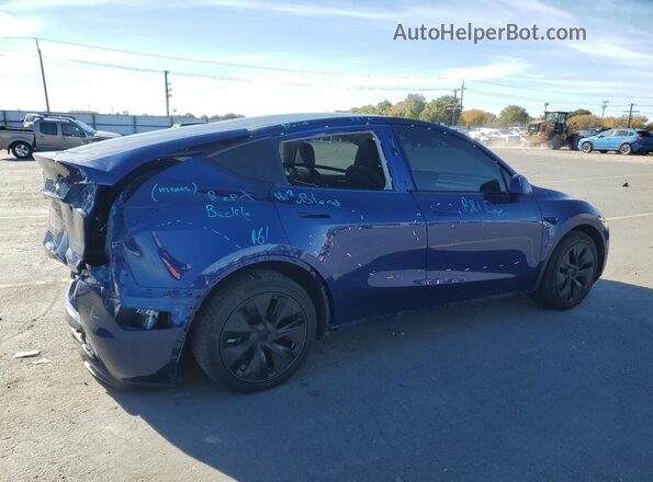7SAYGDEE6SF305777 2025 TESLA MODEL Blue Trasero derecho