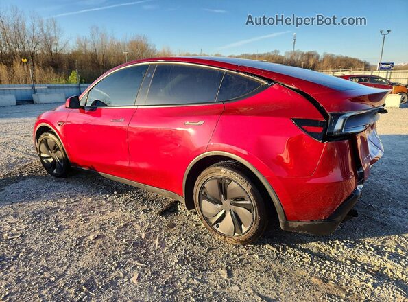 7SAYGDEE6TF323262 2026 TESLA MODEL Red Rear left
