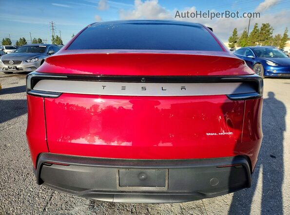 7SAYGDEE6TF562598 2026 TESLA MODEL Red Вид ззаду