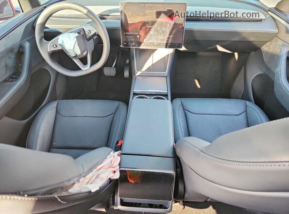 7SAYGDEE6TF562598 2026 TESLA MODEL Red Вид панелі приладів