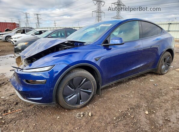 7SAYGDEE6TF603229 2026 TESLA MODEL Blue Передня ліва чверть