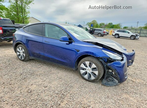 7SAYGDEE7NA010186 2022 TESLA MODEL Blue Առջևի աջ