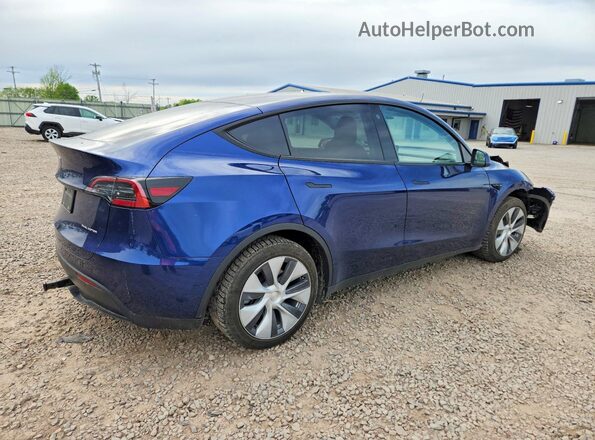 7SAYGDEE7NA010186 2022 TESLA MODEL Blue Հետևի աջ