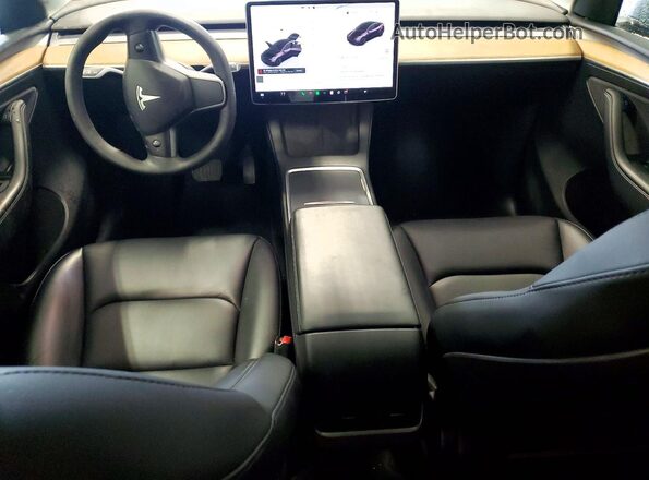 7SAYGDEE7NA014464 2022 TESLA MODEL Серый Вид панели приборов