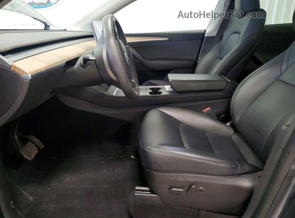 7SAYGDEE7NA014464 2022 TESLA MODEL Серый Вид салона спереди